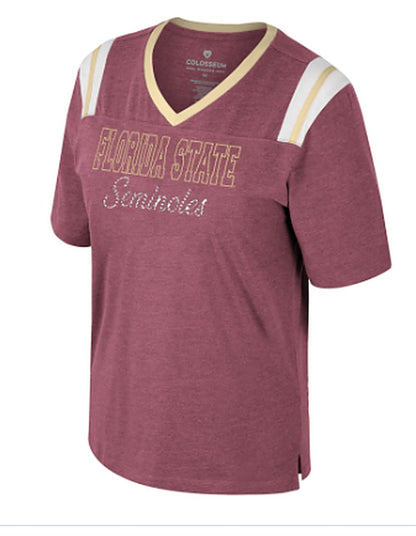 Florida State Seminoles Colosseum Ladies Lovermore V-Neck Tee