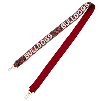 Georgia Bulldogs Capri Designs Sequins Shoulder Strap
