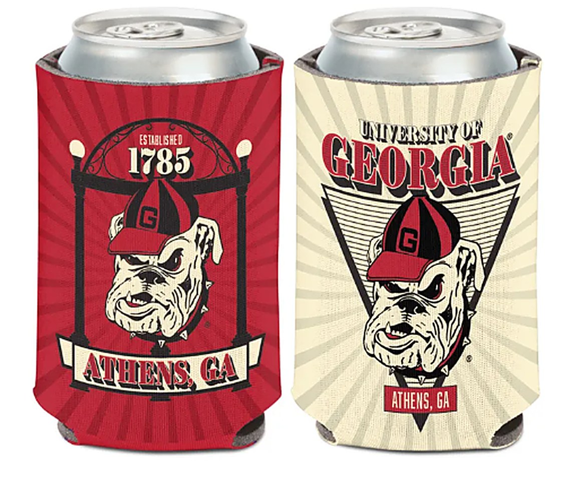 Georgia Bulldogs WinCraft Retro Established 1785 Can Cooler 12oz