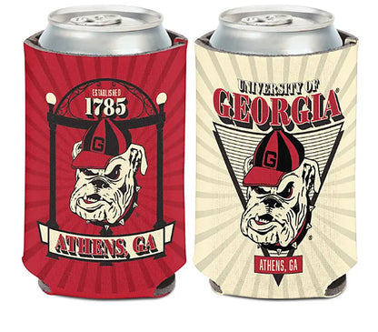 Georgia Bulldogs WinCraft Retro Established 1785 Can Cooler 12oz