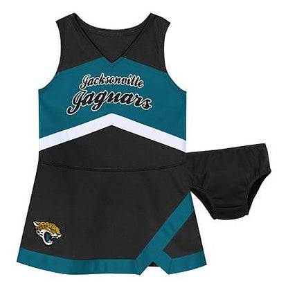 JACKSONVILLE JAGUARS CHEER CAPTAIN CHEERLEADER JUMP