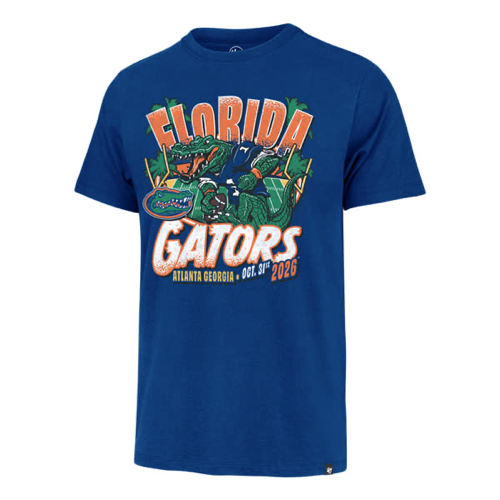 NCAA Florida Gators '47 Brand Jetty Blue 2026 Florida vs Georgia Rivalry Event Regional Franklin Tee Men