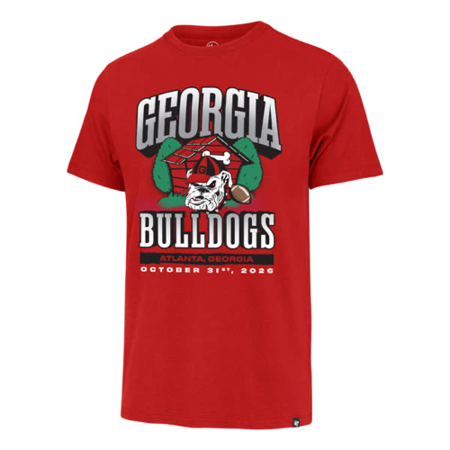 NCAA Georgia Bulldogs '47 Brand Racer Red 2026 Florida vs Georgia Rivalry Event Regional Franklin Tee Men