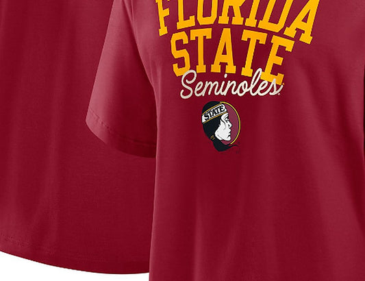 Florida State University  Women's Boxy Legacy Short Sleeve Crop