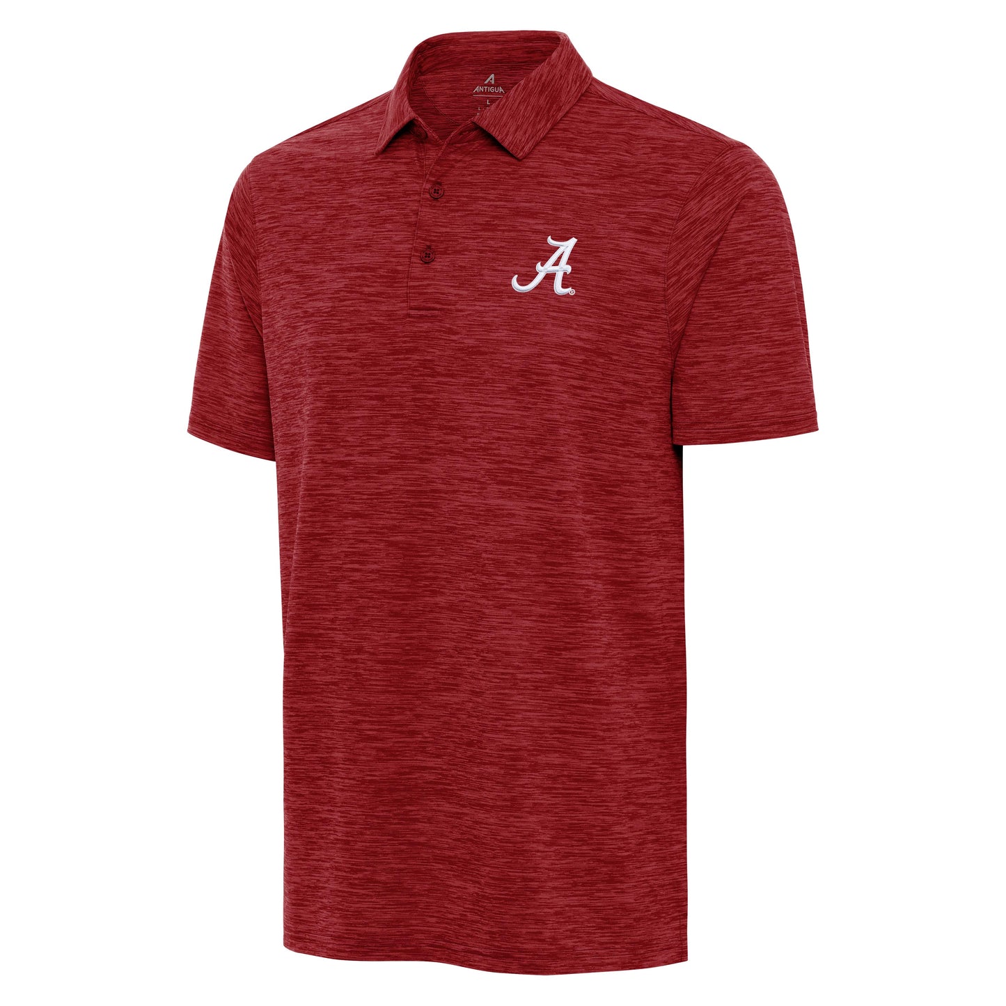 NCAA Alabama Crimson Tide Antigua Eternal Cardinal Red Heather Polo