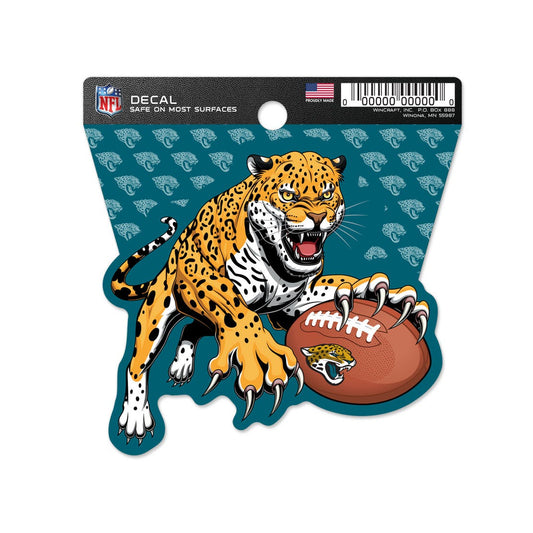 NFL Jacksonville Jaguars WinCraft Color Decal Team Elements Teal and Black
