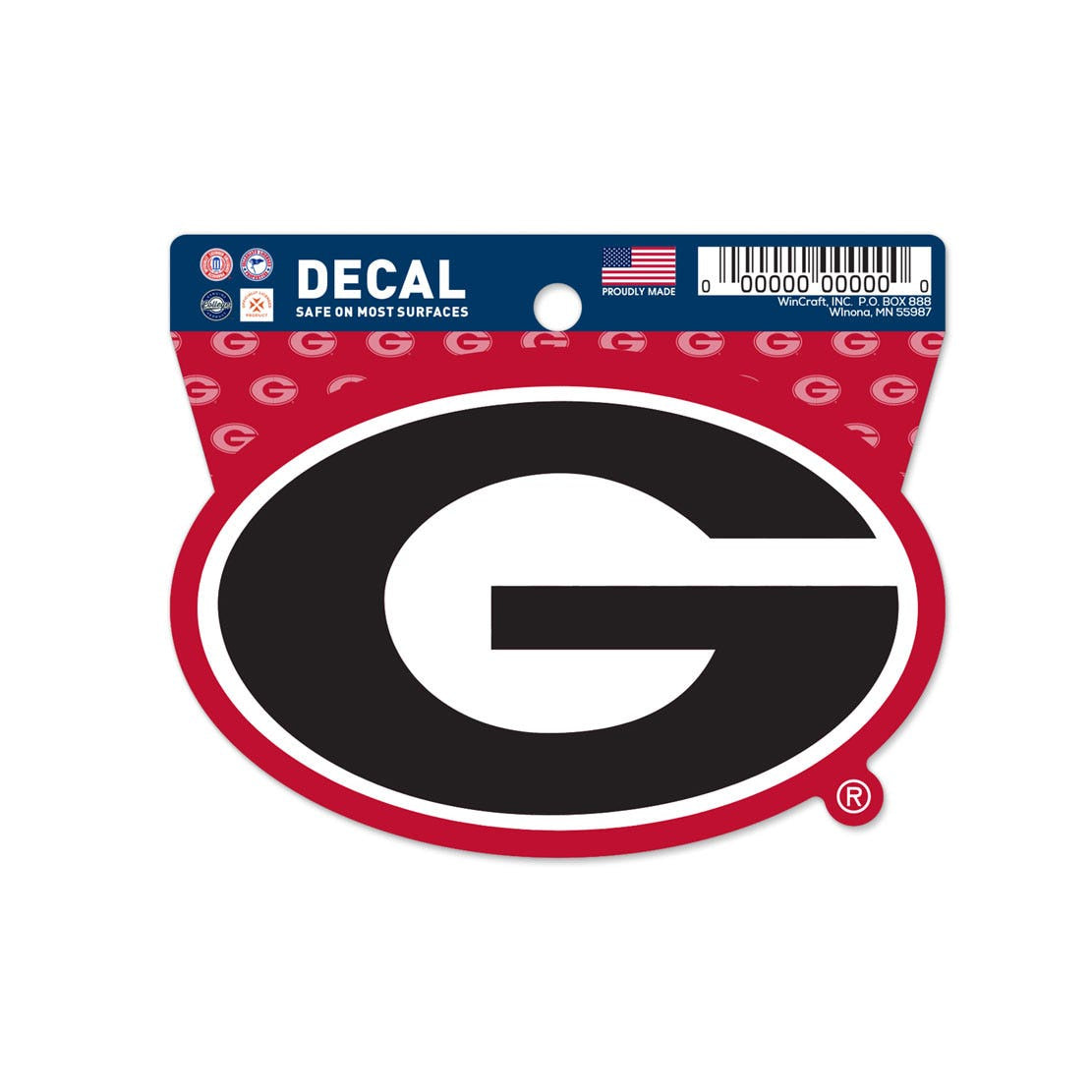 NCAA Georgia Bulldogs WinCraft Primary Logo Clean Cut Decal