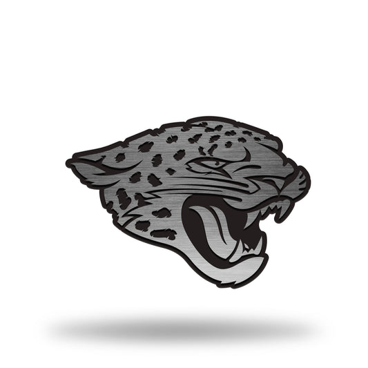 NFL Jacksonville Jaguars Antique Nickel Auto Emblem for Car/Truck/SUV By Rico Industries