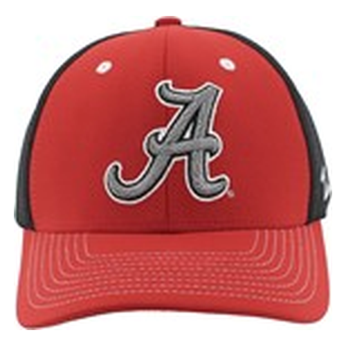 Alabama Crimson Tide Zephyr Pivot Black and White Pop Hat