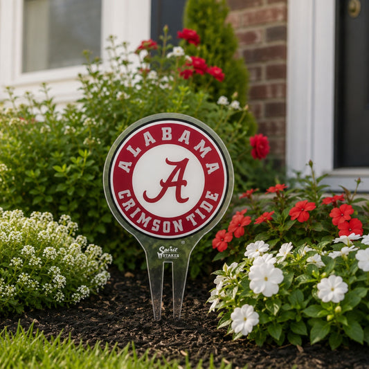 Alabama Circle Color Garden Sign