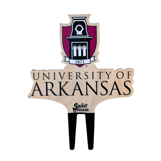 Arkansas, University of - Old Main Color Plant Stake