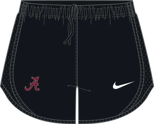 NCAA Alabama Crimson Tide Nike Women's Tempo Short (Black)