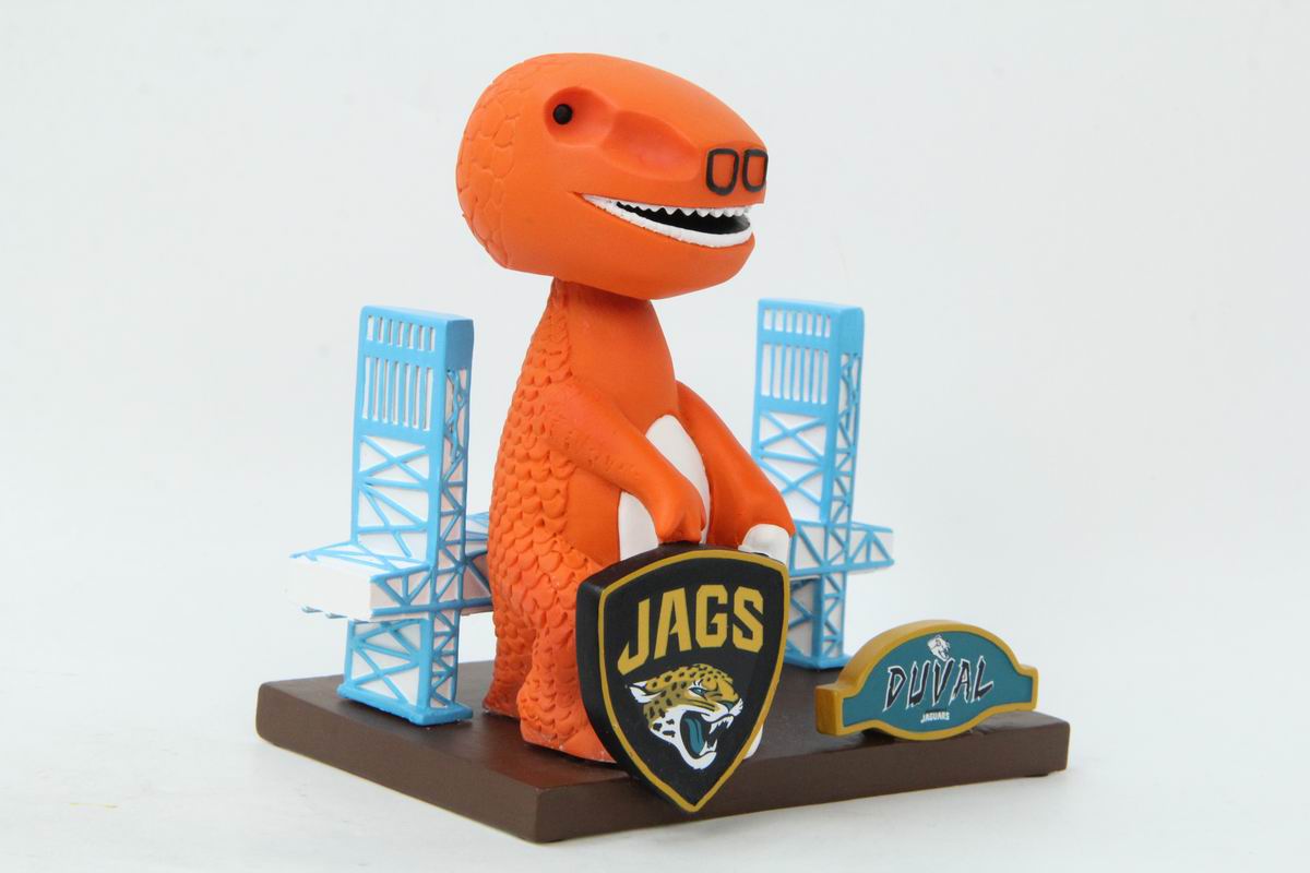 Jacksonville Jaguars REX The Beach Blvd Dinosaur Bobble Head