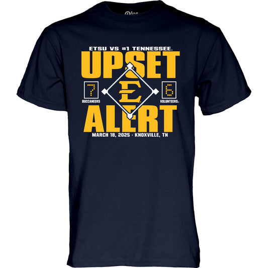 NCAA Mens College World Series 2025 Big Upset Baseball Navy T-Shirt