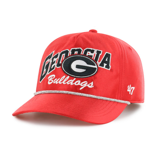 NCAA Georgia Bulldogs '47 Brand Trendy Glitter Hitch Red Hat - front