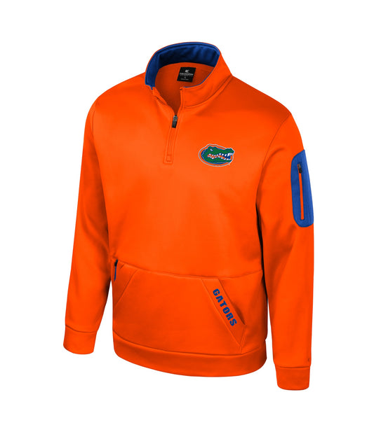 Florida Gators Mens Mainframe 1/4 Zip Fleece Orange