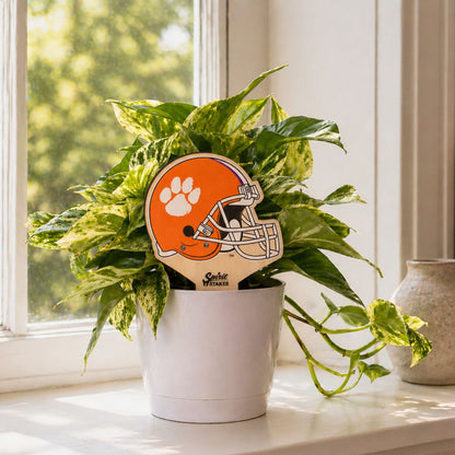 Clemson University Helmet Color Plant Stake