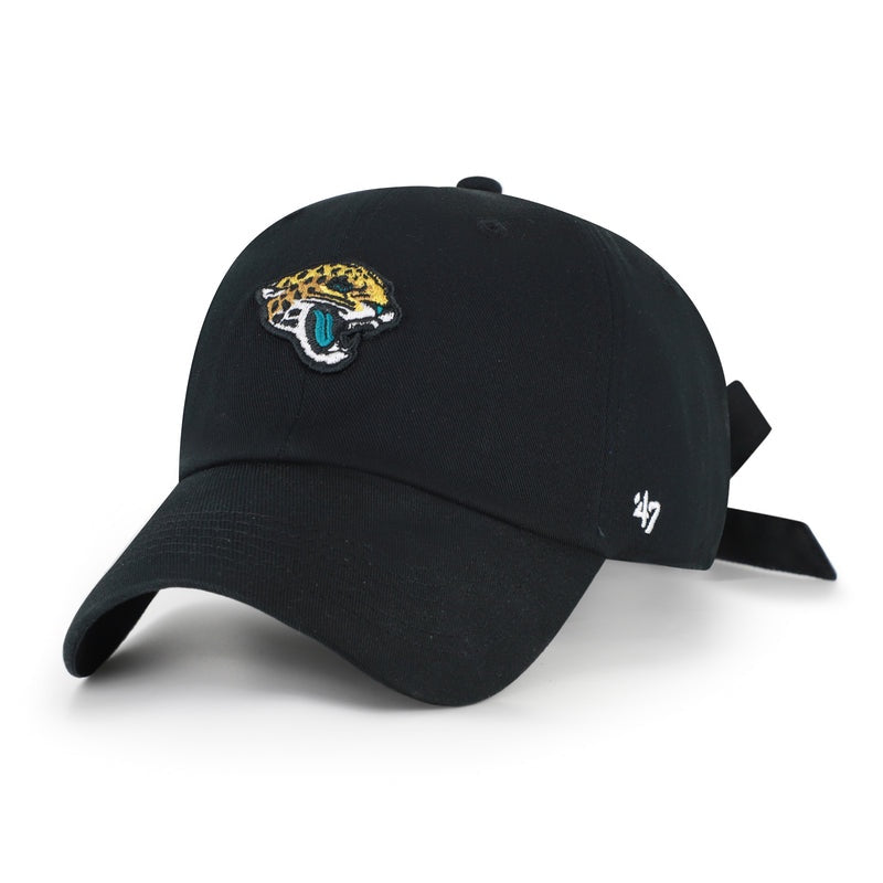 NFL Jacksonville Jaguars '47 Brand Bow Back Clean Up Black Hat