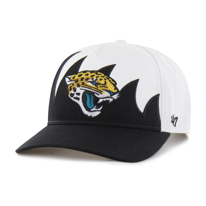 NFL Jacksonville Jaguars '47 Brand Jagged Hitch White Hat - front