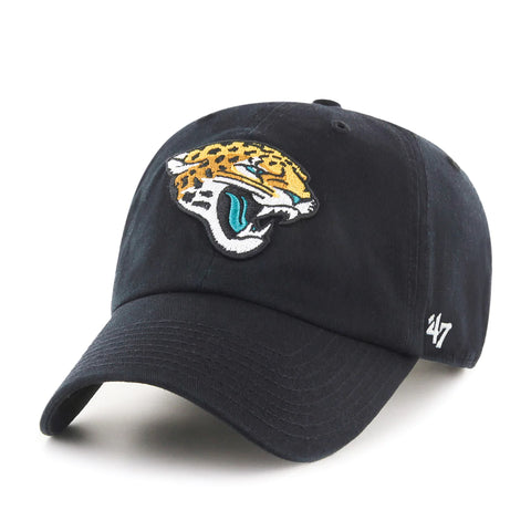 Jacksonville Jaguars '47 Brand Clean Up Black Adjustable Hat