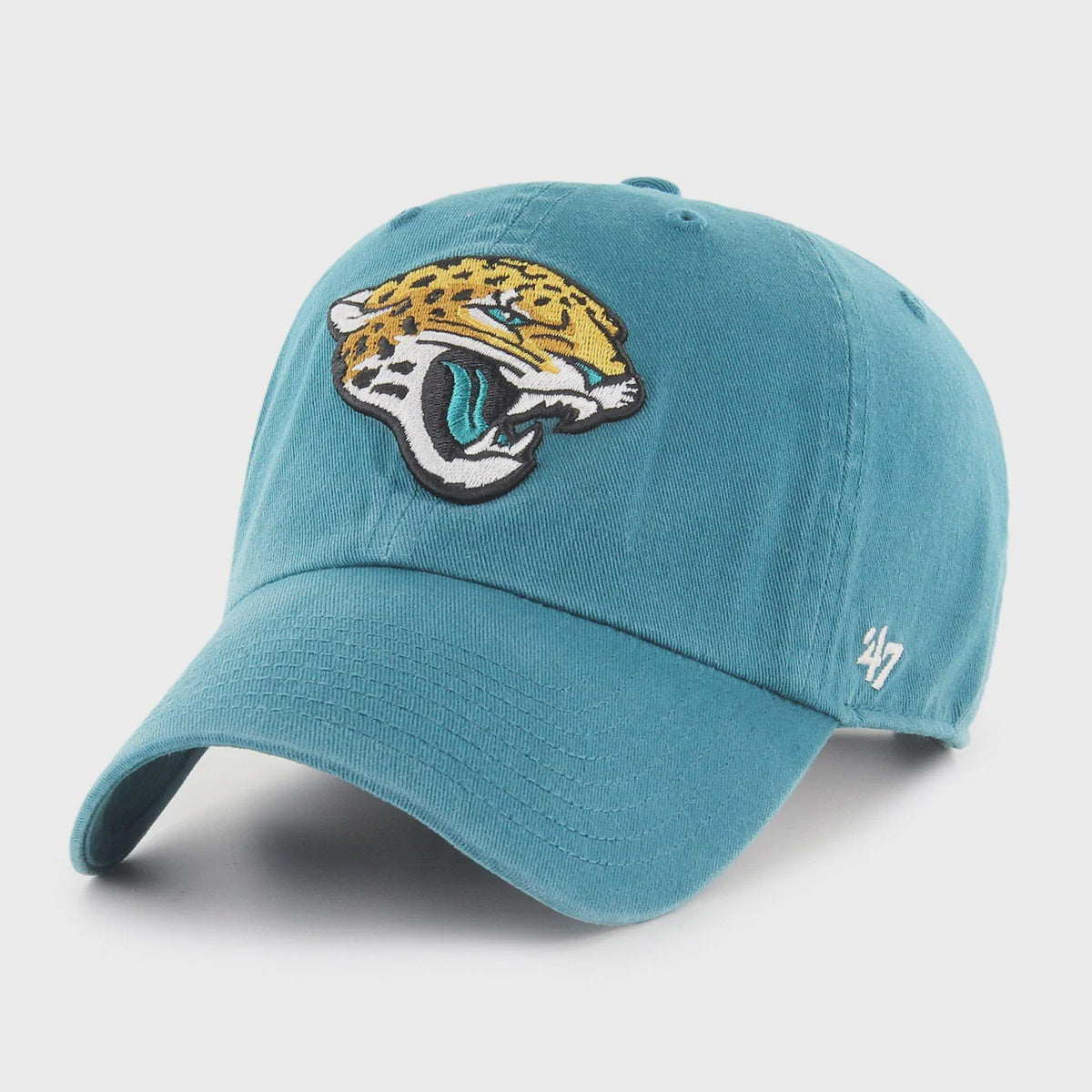 Jacksonville Jaguars Teal 47' Clean Up Adjustable Strapback Dad Hat