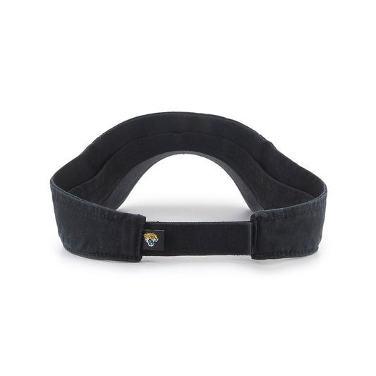 Jacksonville Jaguars '47 Brand Clean Up Black Visor - back