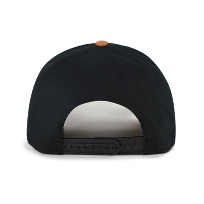 NFL Jacksonville Jaguars '47 Brand Scribe Line Hitch Black Hat - back