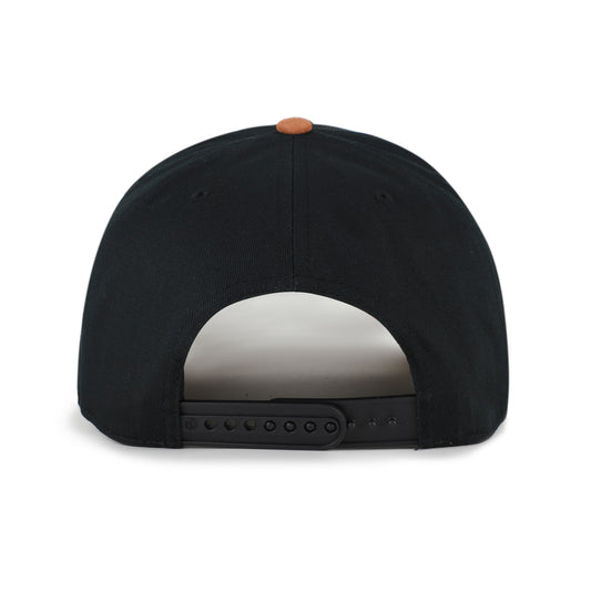 NFL Jacksonville Jaguars '47 Brand Scribe Line Hitch Black Hat - back