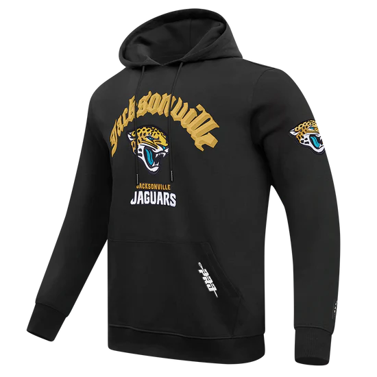 JACKSONVILLE JAGUARS MEN'S PULL OVER HOODIE OLD ENGLISH