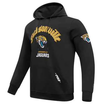 JACKSONVILLE JAGUARS MEN'S PULL OVER HOODIE OLD ENGLISH
