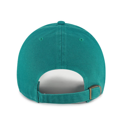 NFL Miami Dolphins '47 Brand KO Graphic Clean Up Teal Hat - back