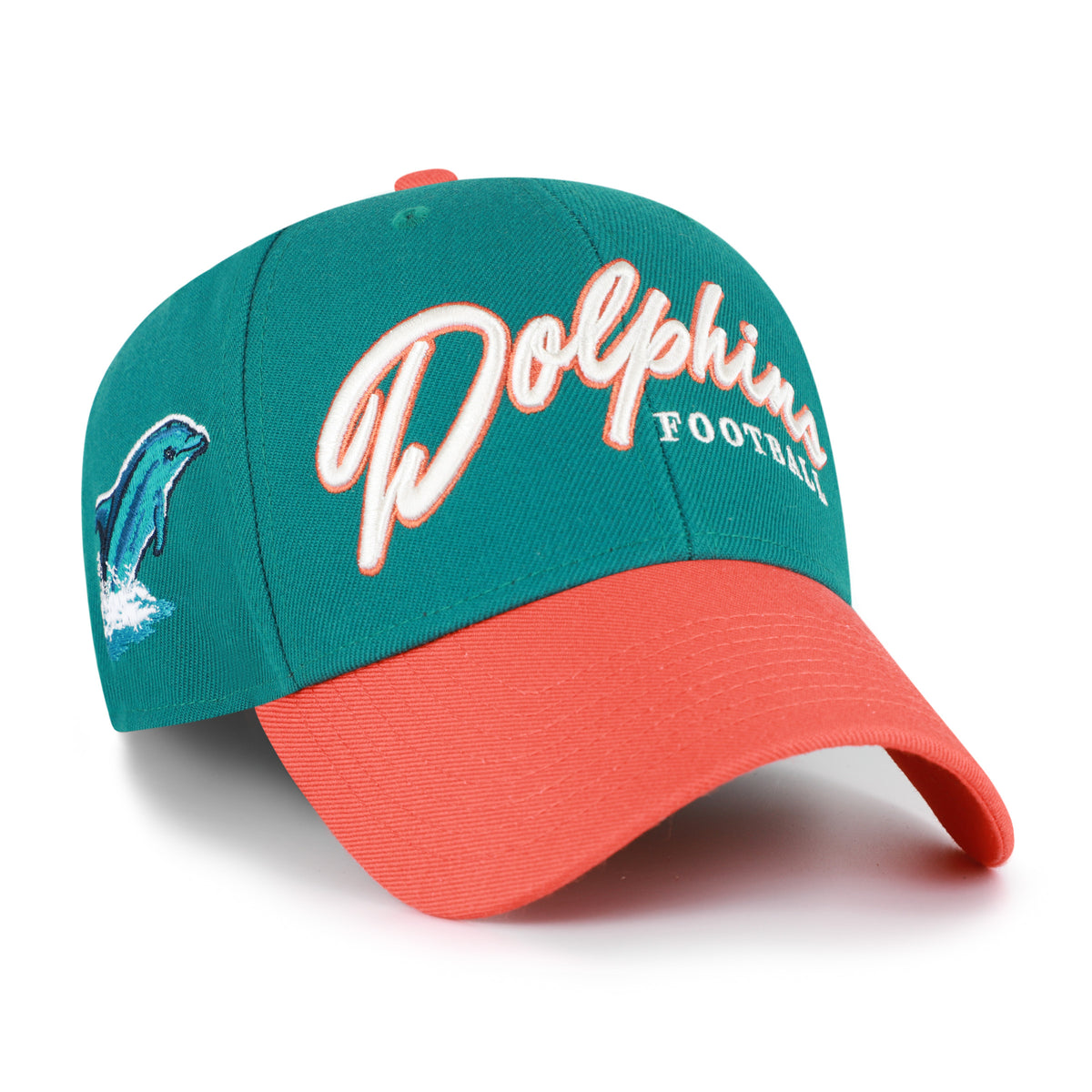 NFL Miami Dolphins '47 Brand KO Script MVP Teal Hat - angle