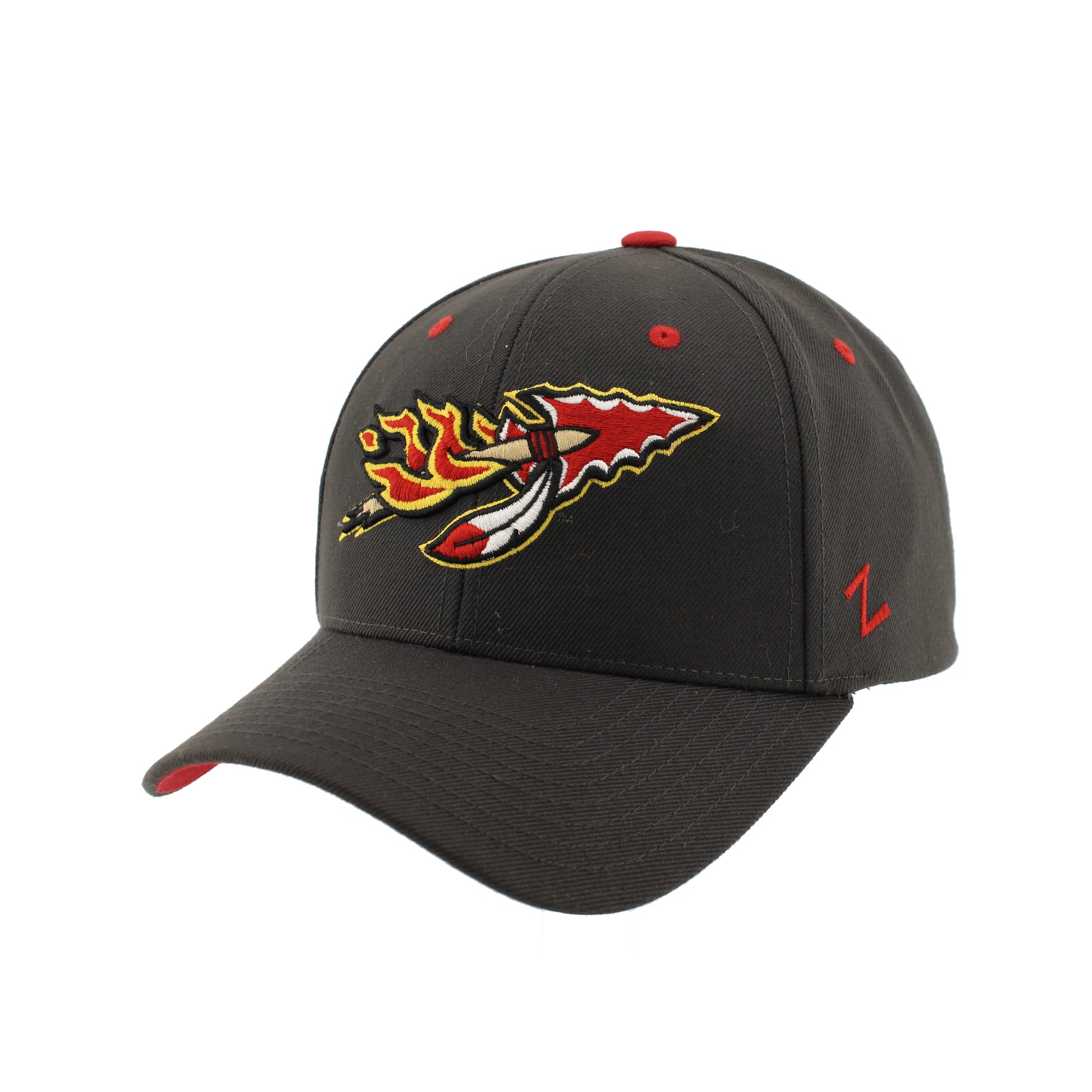 Florida State Seminoles Zephyr Competitor Vault Arrow Charcoal Hat