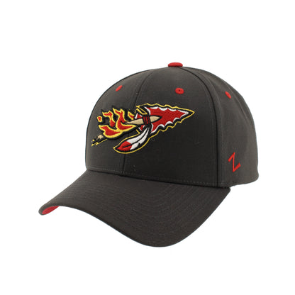 Florida State Seminoles Zephyr Competitor Vault Arrow Charcoal Hat - officially licensed fan gear