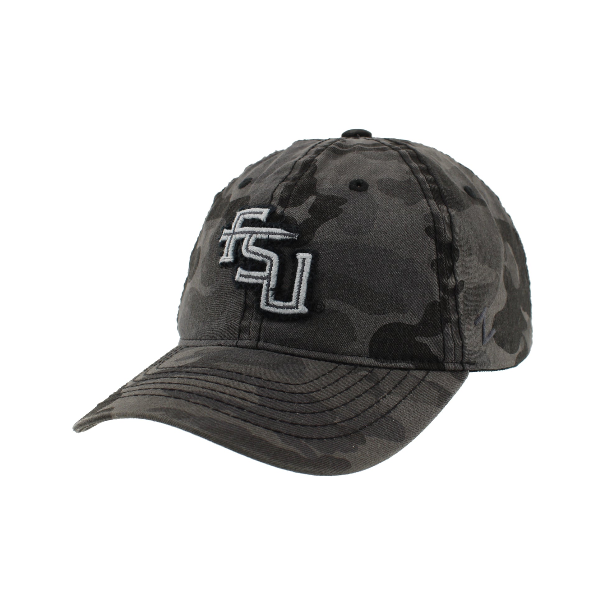 Florida State Seminoles Zephyr Smoke City Camo Black Hat