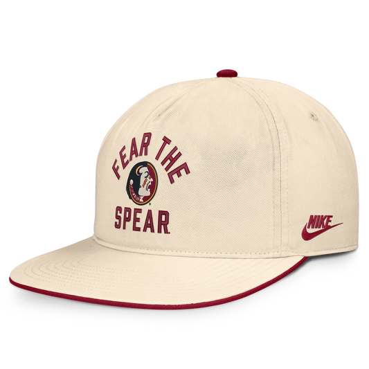 NCAA Florida State Seminoles Nike Pro Vintage 5P Unstructured Adjustable Cap
