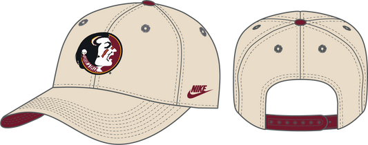 NCAA Florida State Seminoles Nike Dri-FIT Rise Legacy Structured Adjustable Cap