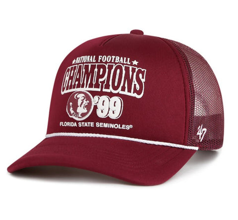 Florida State Seminoles '47 Brand  National Football Champions Hitch Adjustable Hat