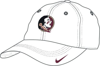 NCAA Florida State Seminoles Nike Club CC Unstructured Adjustable Cap (Black)