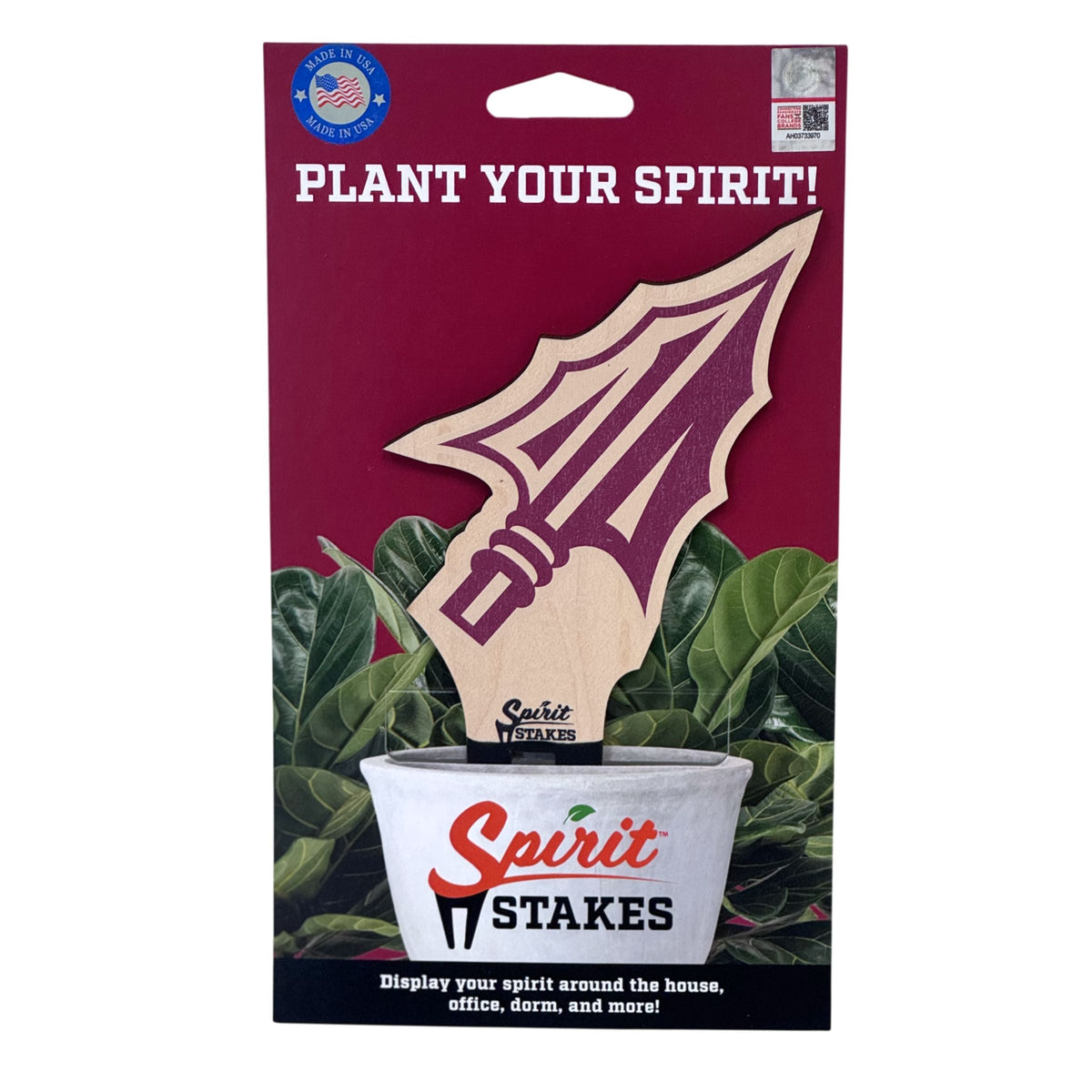 Florida State Arrowhead Color Plant Stake