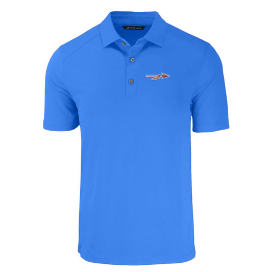 NCAA Florida State Seminoles Cutter & Buck Digital Forge Recycled Four-Way Stretch Mens Polo