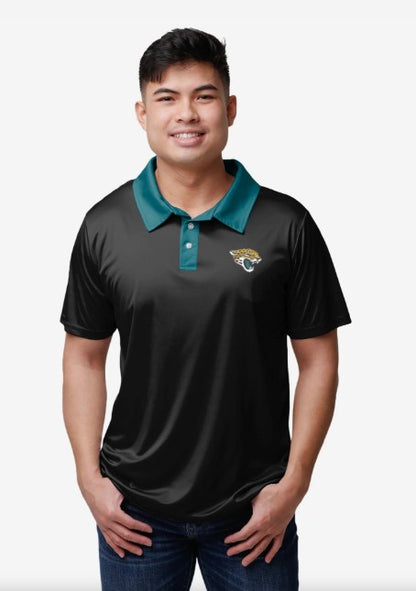 Jacksonville Jaguars Men's FOCO Brand Polo - officially licensed fan gear