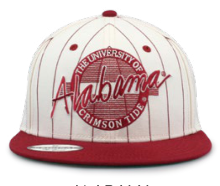 NCAA Alabama Crimson Tide The Game 1990 Pinstripe Wool Blend Ivory Snapback Hat