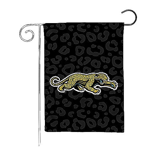 NFL Jacksonville Jaguars Rico Prowler Black Leopard 13x18 Garden Flag