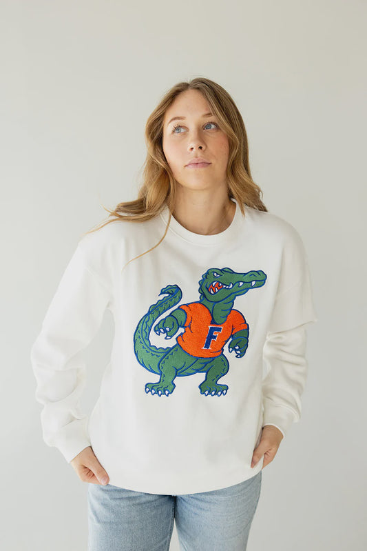 Florida Gators Mascot Chenille Comfort Crew