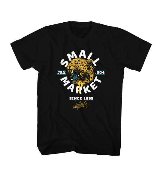 Jacksonville Jaguars Just A Small Market Team David Garrard Black T-shirt