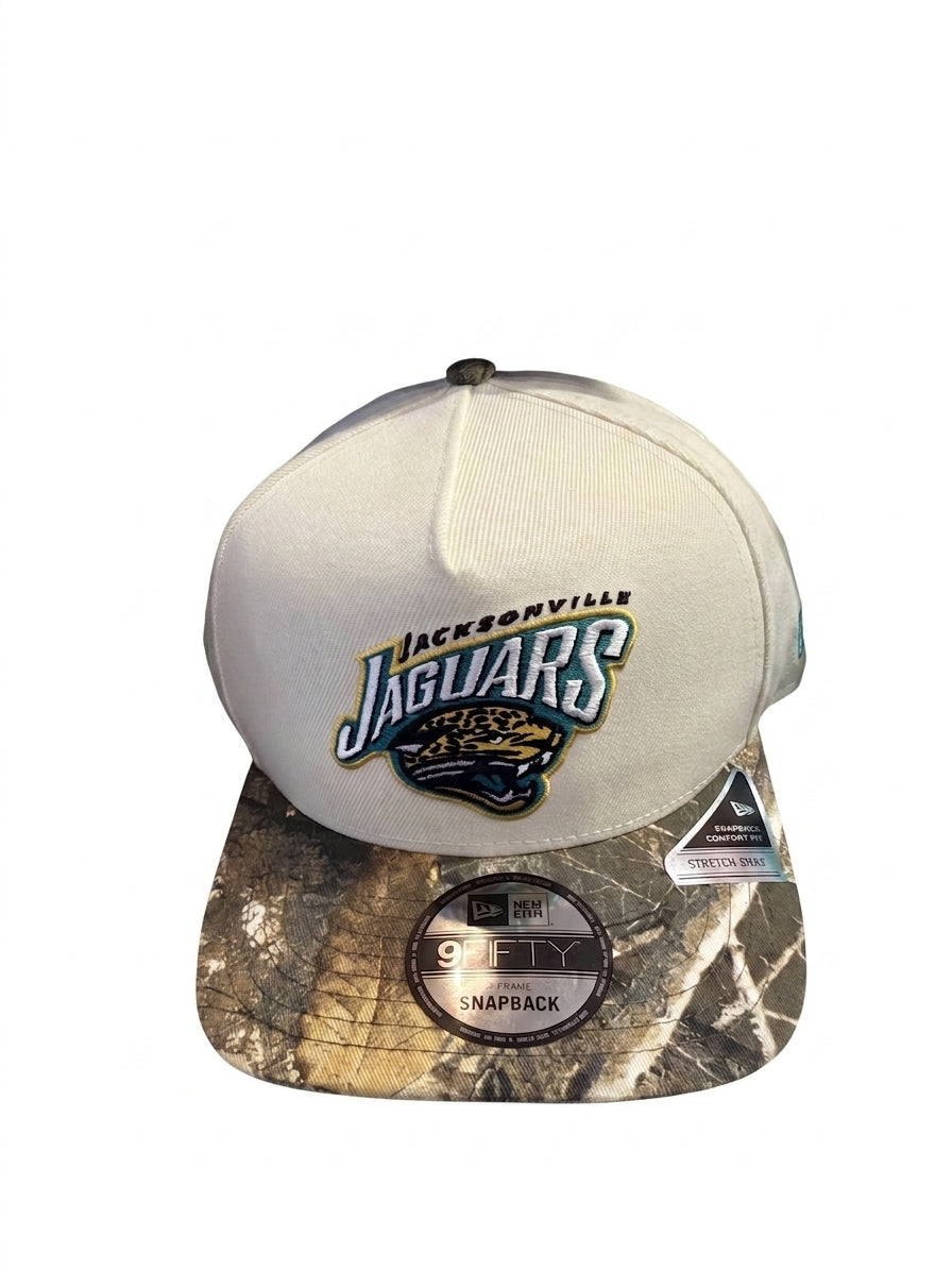 Jacksonville Jaguars New Era 9Fifity AF Real Trim Brim Thrwbk Hat
