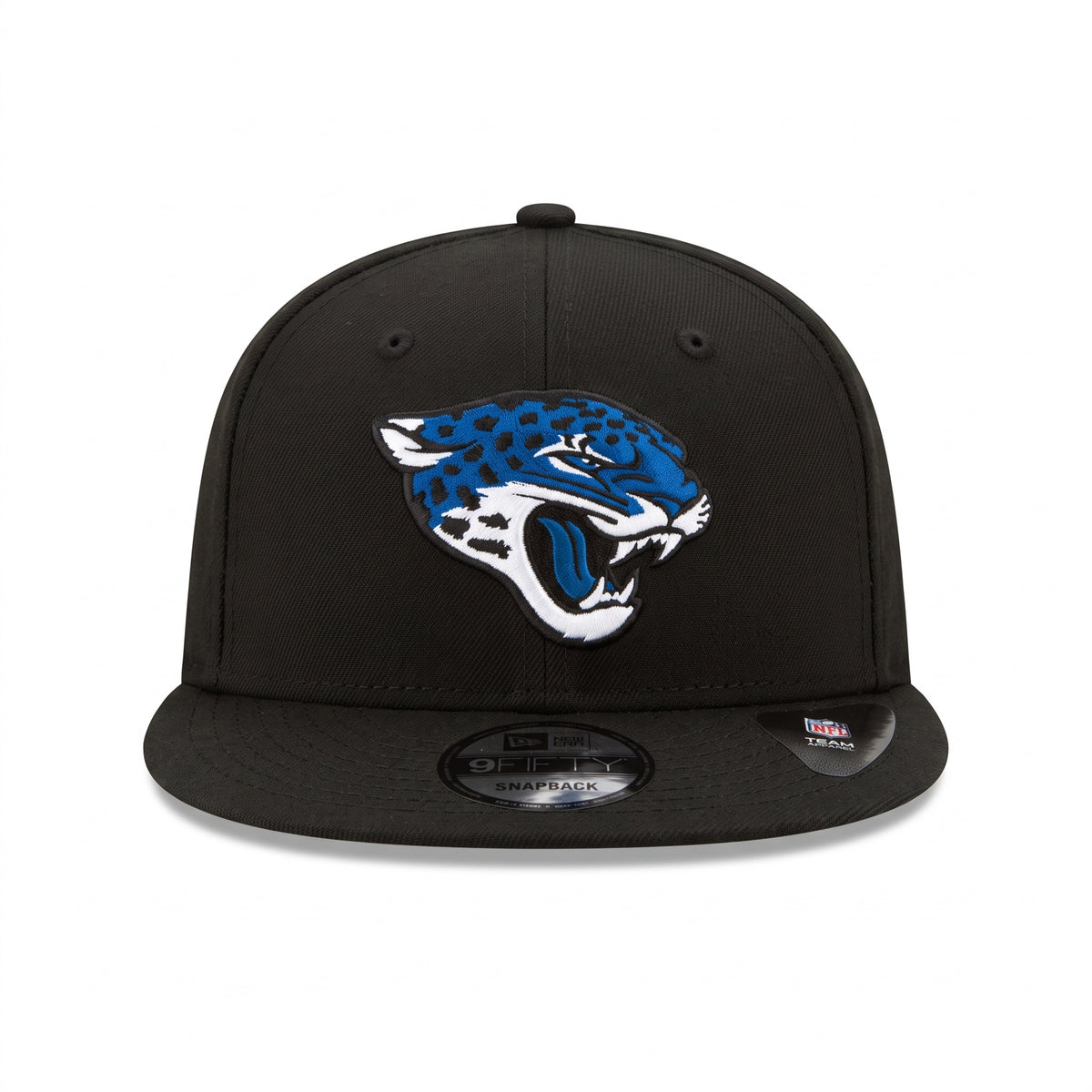 NFL Jacksonville Jaguars New Era 9FIFTY Snapback Hat - Black/White/Royal