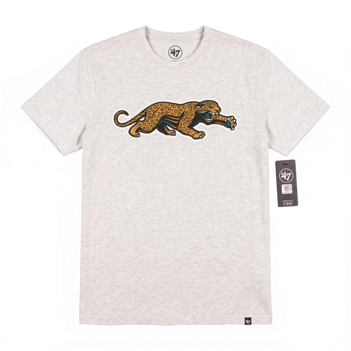 NFL Jacksonville Jaguars Prowler '47 Brand Relay Grey Franklin Tee Men