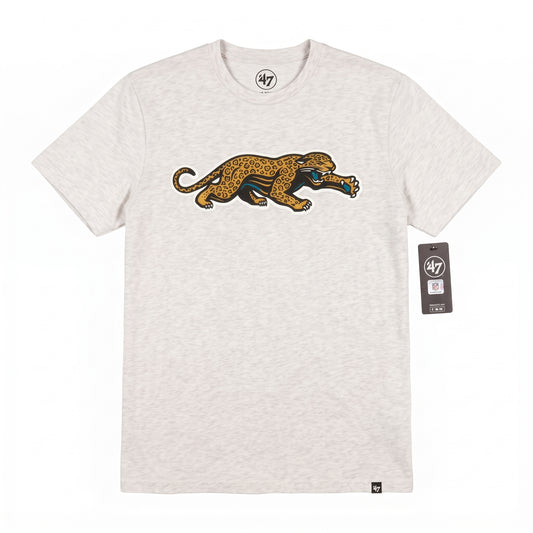 NFL Jacksonville Jaguars Prowler '47 Brand Relay Grey Franklin Tee Men